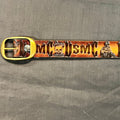 Belt Marine USMC Recon: Complete your outfit with this rustic leather snap belt with tarnished brass buckle or stainless stee