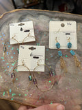 New gold earrings