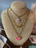 Enamel necklaces