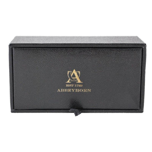 ABBEYHORN Cufflinks - Cow Horn Narrow Rectangle