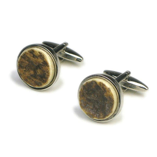 Round oxhorn cufflinks