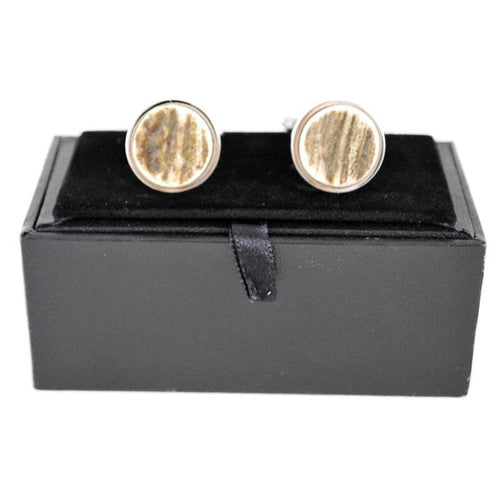 Round oxhorn cufflinks