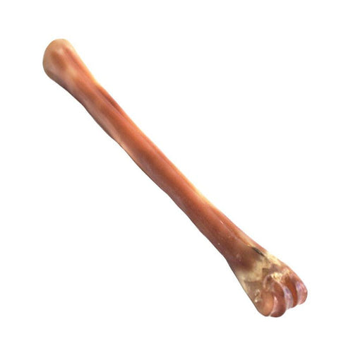 A natural deer polishing bone used for shining and restoring smoothness to cordovan leather.