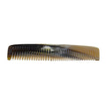 ABBEYHORN Horn Double Tooth Comb & Case