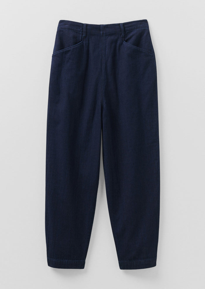 Alix Indigo Twill Trousers | Indigo