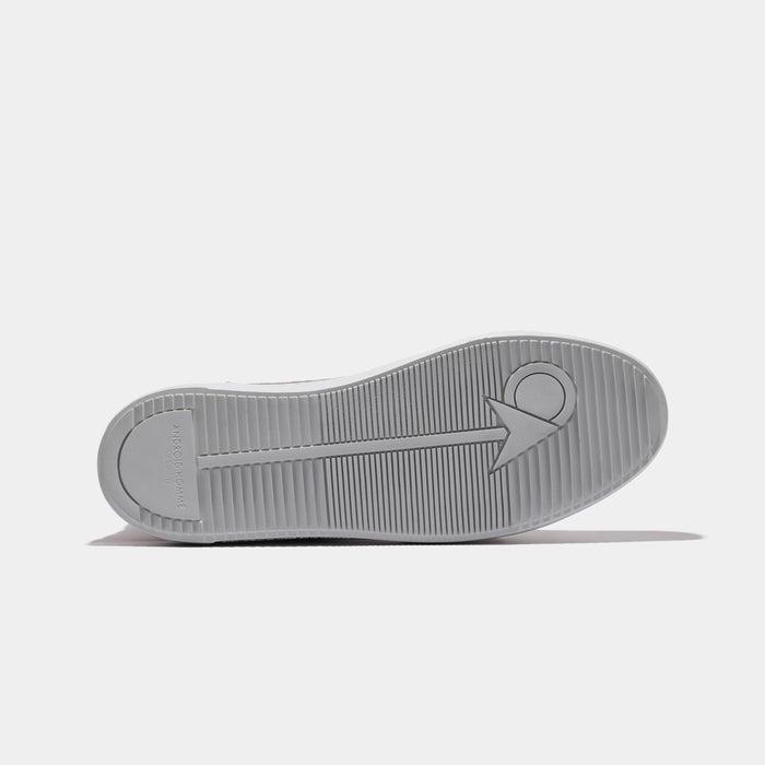 Android Homme - Point Dume Low Strap Trainer in White/Brown - Nigel Clare