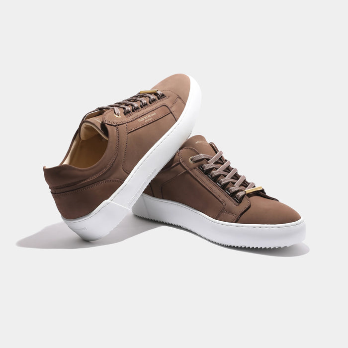 Android Homme - Venice Nubuck Trainer in Brown - Nigel Clare