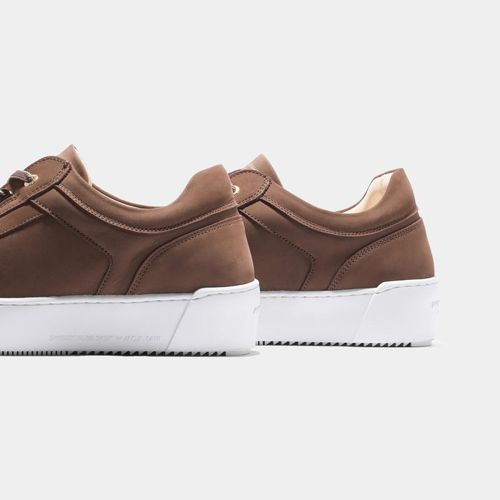 Android Homme - Venice Nubuck Trainer in Brown - Nigel Clare