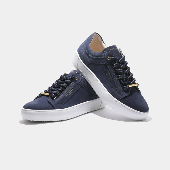 Android Homme - Venice Nubuck Trainer in Ink - Nigel Clare
