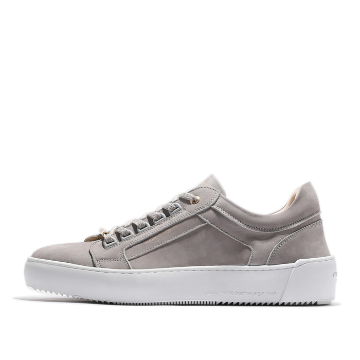 Android Homme - Venice Nubuck Trainer in Taupe Grey - Nigel Clare