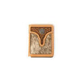 Ariat Bifold Calf Hair Basket Weave Wallet