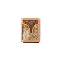 Ariat Bifold Calf Hair Basket Weave Wallet