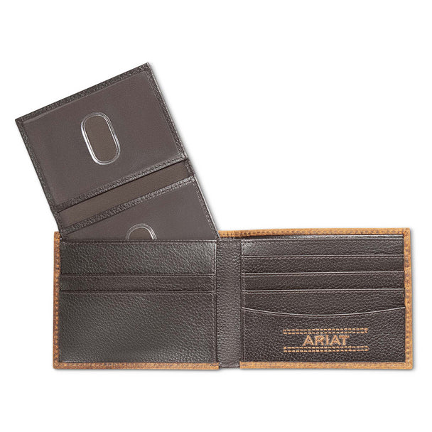 Ariat Calf Hair Bifold Wallet