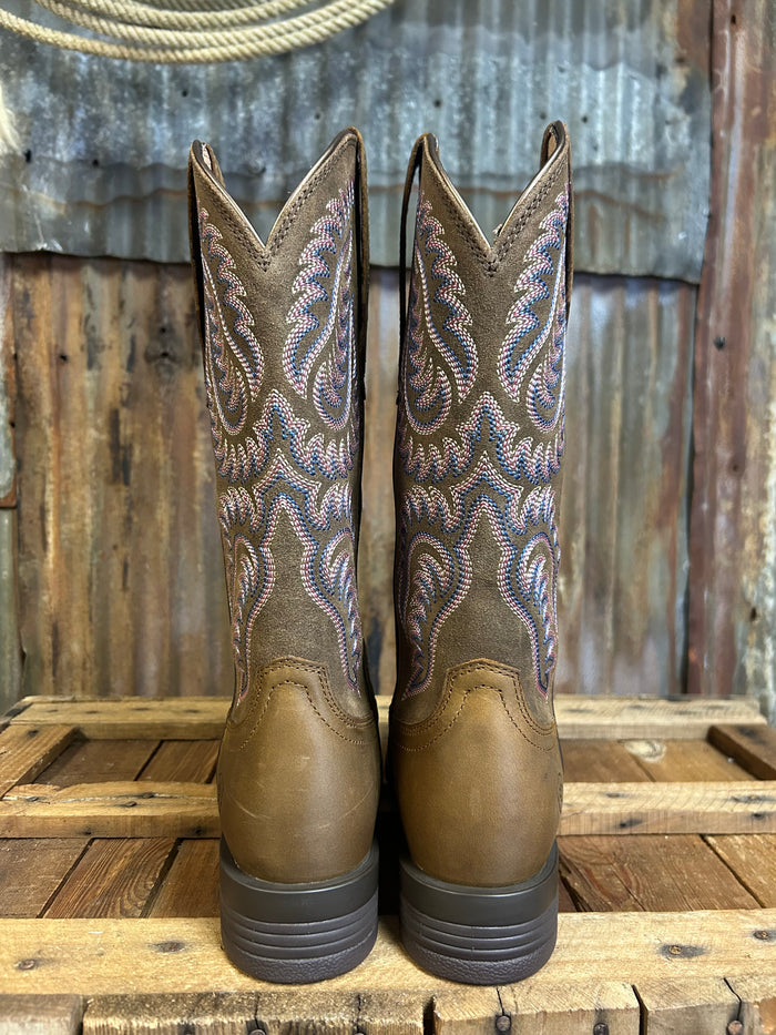 Ariat Cattle Caite Wide Square Toe Western Boot