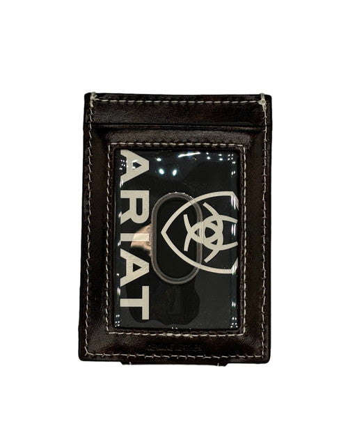 Ariat Embossed Money Clip Wallet