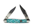 ARIAT MUSKRAT 4" TURQUOISE KNIFE