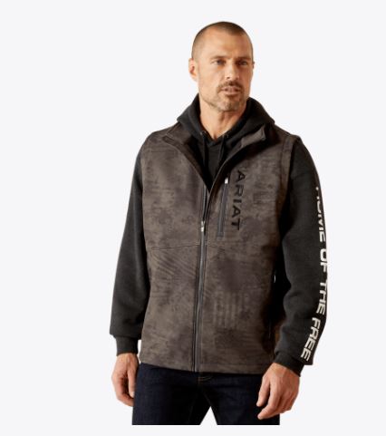 Ariat Patriot Flag Softshell Vest