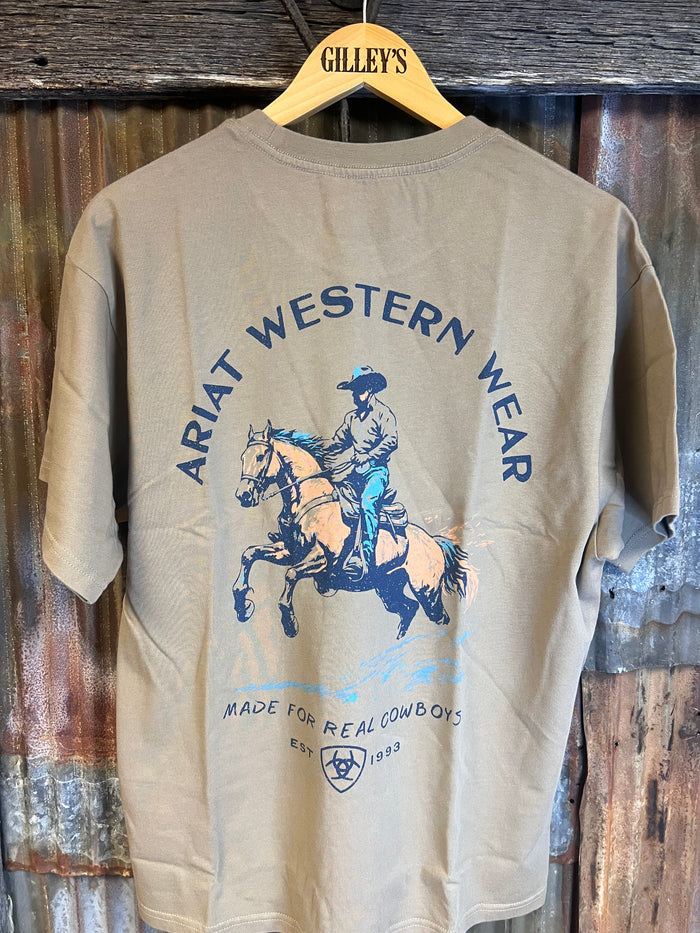 Ariat Real Cowboy Tough Stock Boxy T-Shirt