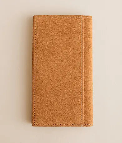 Ariat Tan Rodeo Floral Overlay Wallet