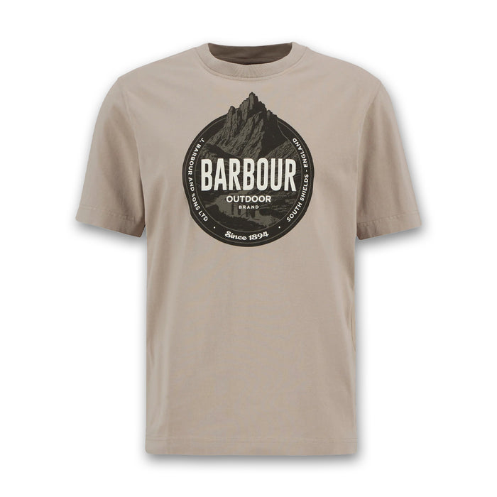 Barbour - Basswood T-Shirt in Concrete - Nigel Clare