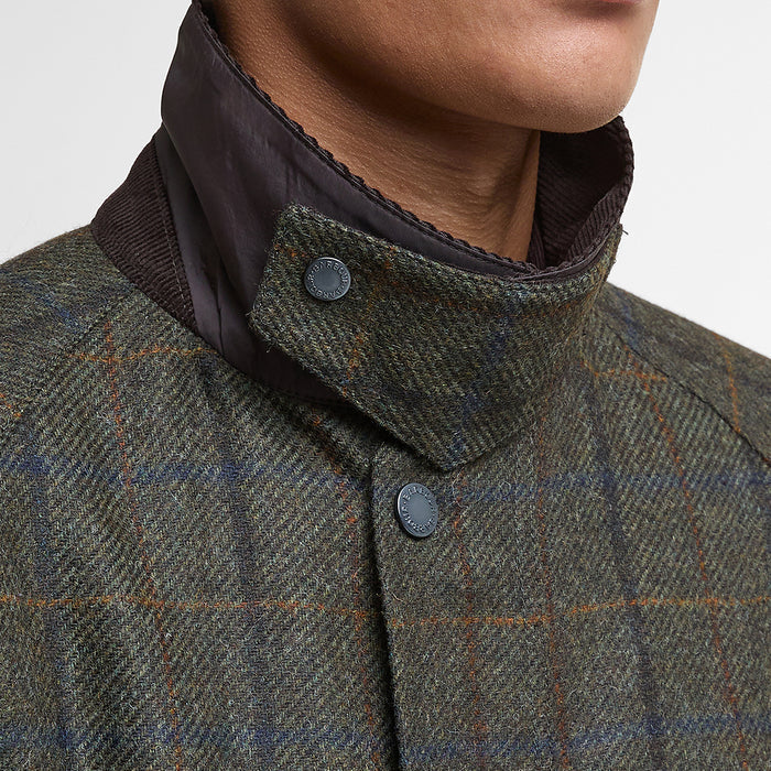 Barbour - Bedale Check Wool Jacket in Brown - Nigel Clare