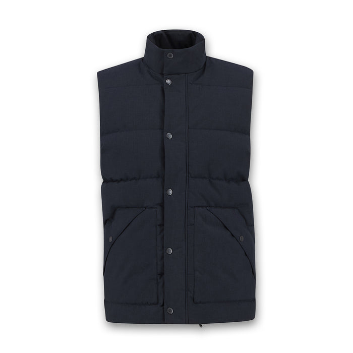 Barbour - Brampton Puffa Gilet in Navy - Nigel Clare