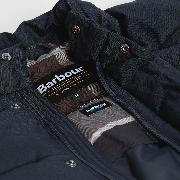 Barbour - Brampton Puffa Gilet in Navy - Nigel Clare