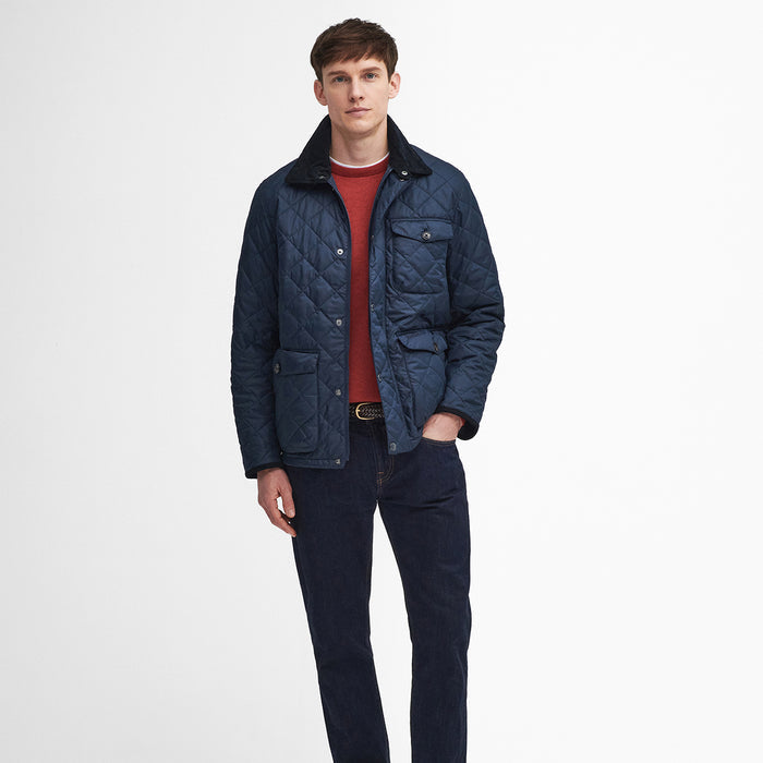 Barbour - Hornby Quilted Jacket in Navy - Nigel Clare
