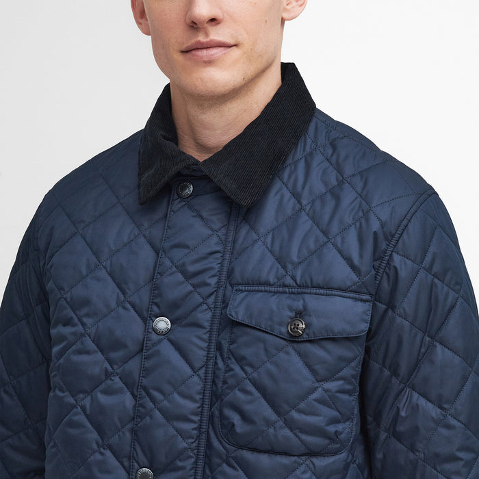 Barbour - Hornby Quilted Jacket in Navy - Nigel Clare