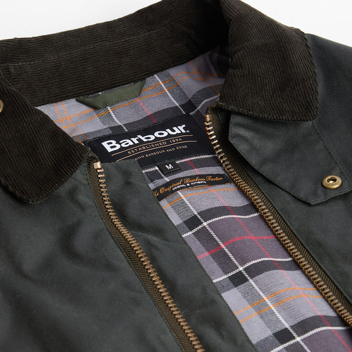 Barbour - Jig Waxed Jacket in Sage - Nigel Clare