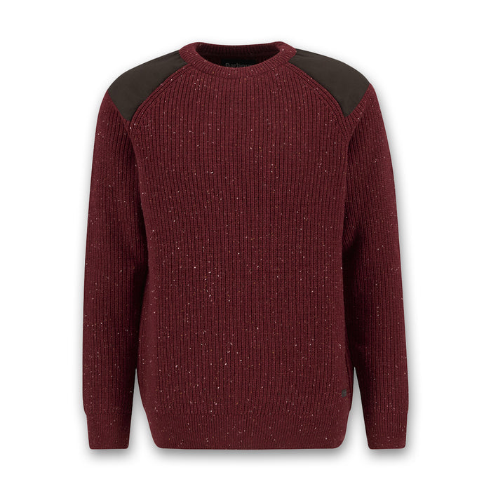 Barbour - Raisthorpe Crew Neck Jumper in Fired Brick - Nigel Clare