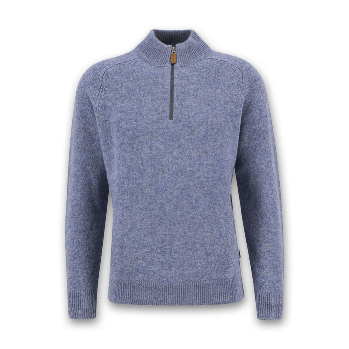 Barbour - Talder Half Zip Sweater in Bluestone - Nigel Clare