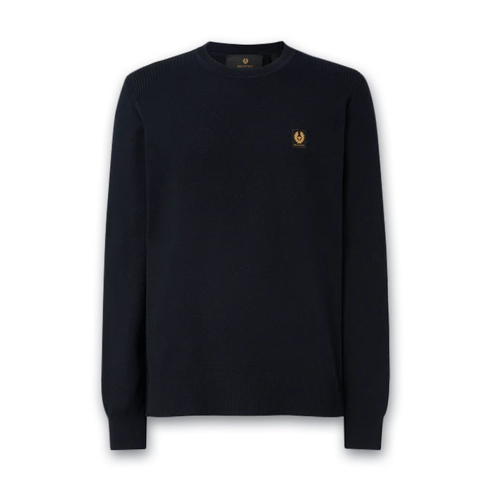 Belstaff - Coast Knitted Jumper in Dark Ink - Nigel Clare