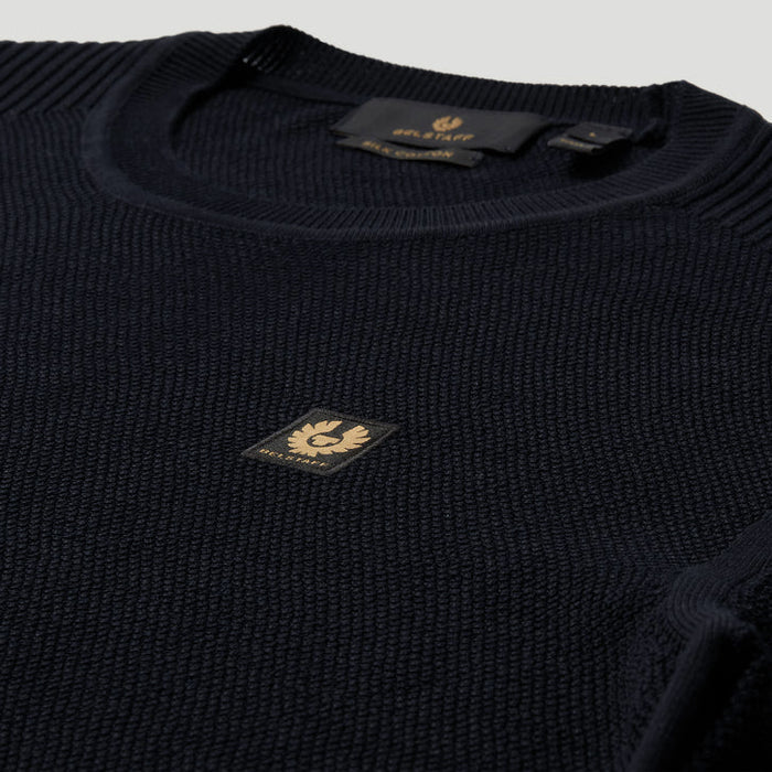 Belstaff - Coast Knitted Jumper in Dark Ink - Nigel Clare