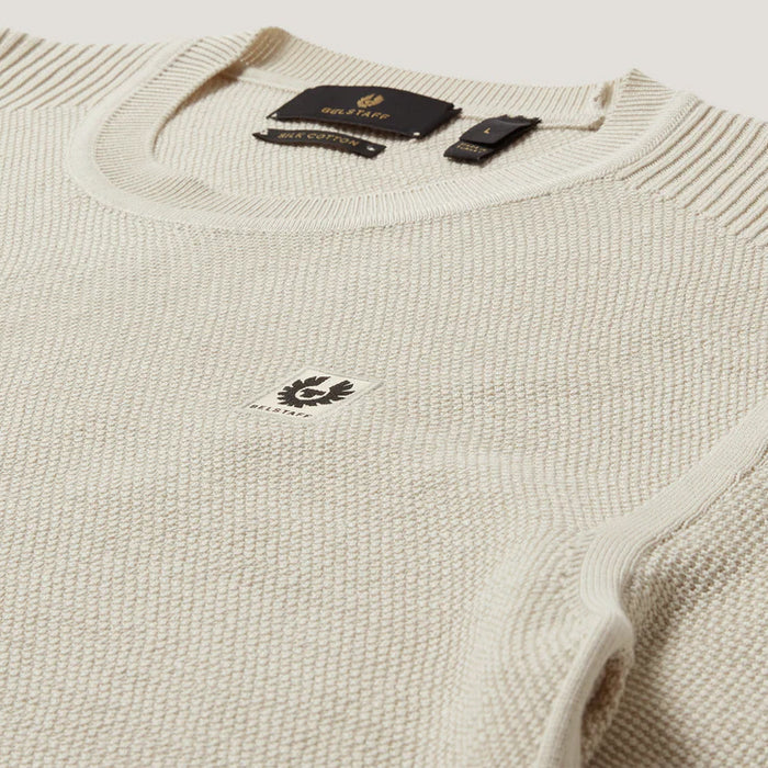Belstaff - Coast Knitted Jumper in Silver Birch - Nigel Clare