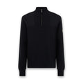 Belstaff - Commander 1/4 Zip Jumper in Black - Nigel Clare