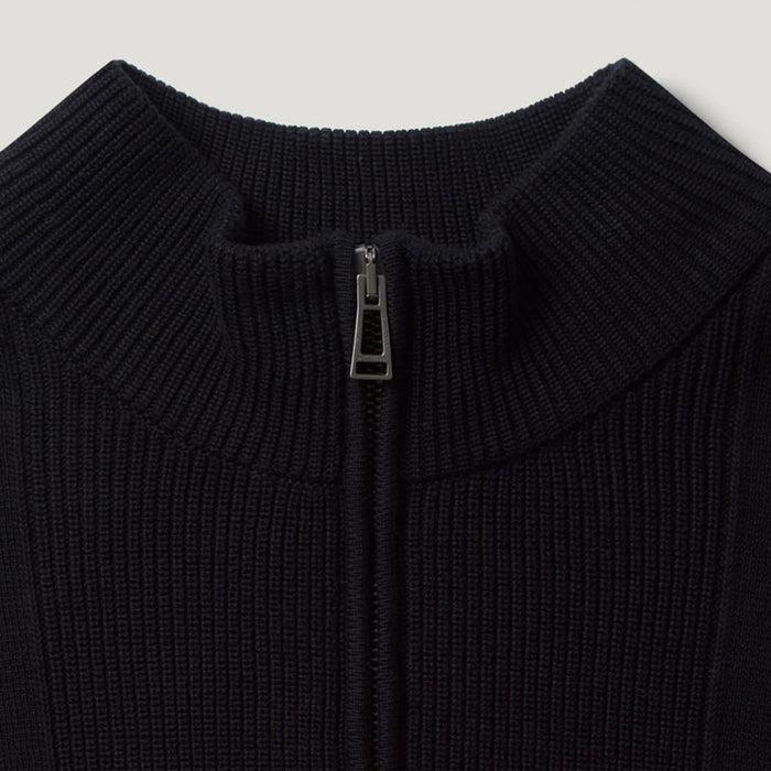 Belstaff - Commander 1/4 Zip Jumper in Black - Nigel Clare
