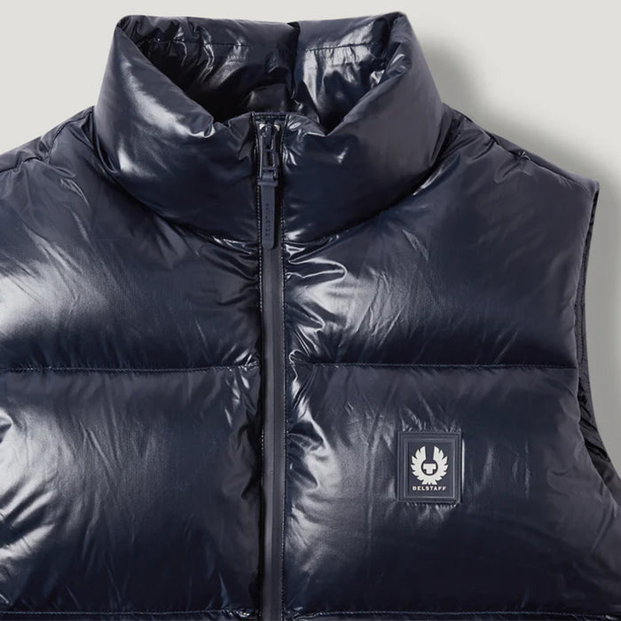 Belstaff - Resolve Gilet in Dark Ink - Nigel Clare