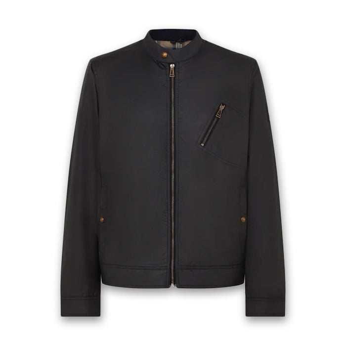 Belstaff - Sideline Waxed Cotton Jacket in Dark Navy - Nigel Clare