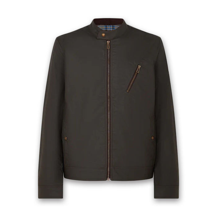 Belstaff - Sideline Waxed Cotton Jacket in Faded Olive - Nigel Clare