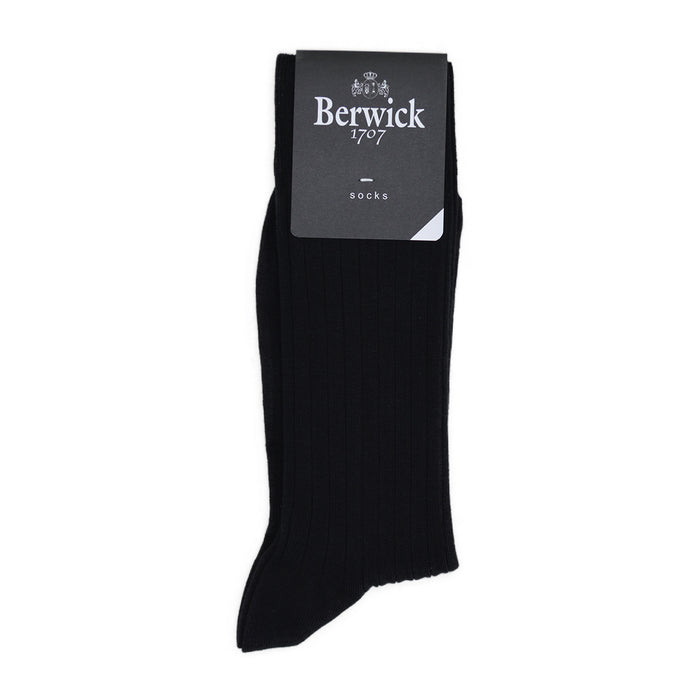 Berwick 1707 Ribbed Cotton Socks