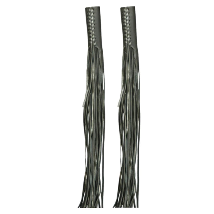 Fringe Cowhide Throttle Covers: BLACK THROTTLE COVER

Premium Leather Throttle Covers
With fringes
Ships as a pair
Cowhide Le