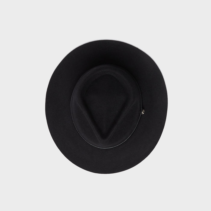 Black Wolf - Wide Brim Fedora