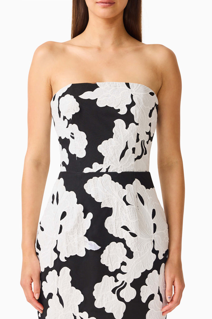 Bloomnoir Midi Column Dress - Dress - Elliatt