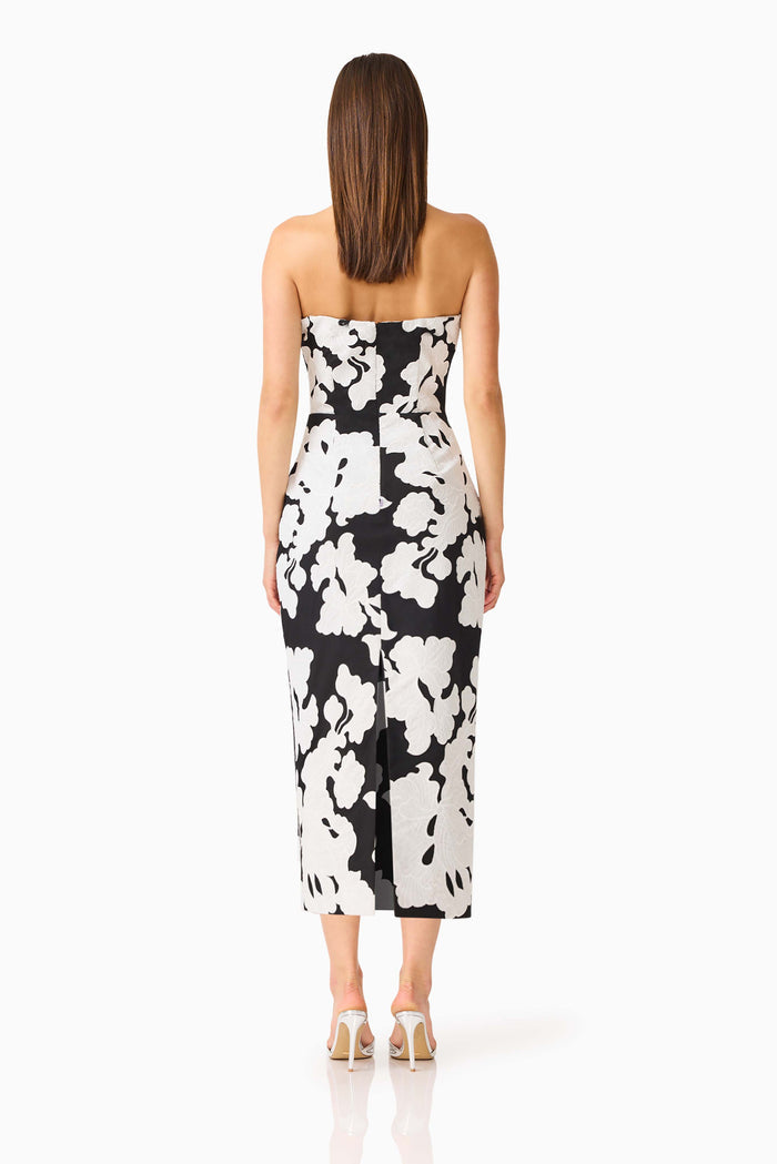Bloomnoir Midi Column Dress - Dress - Elliatt