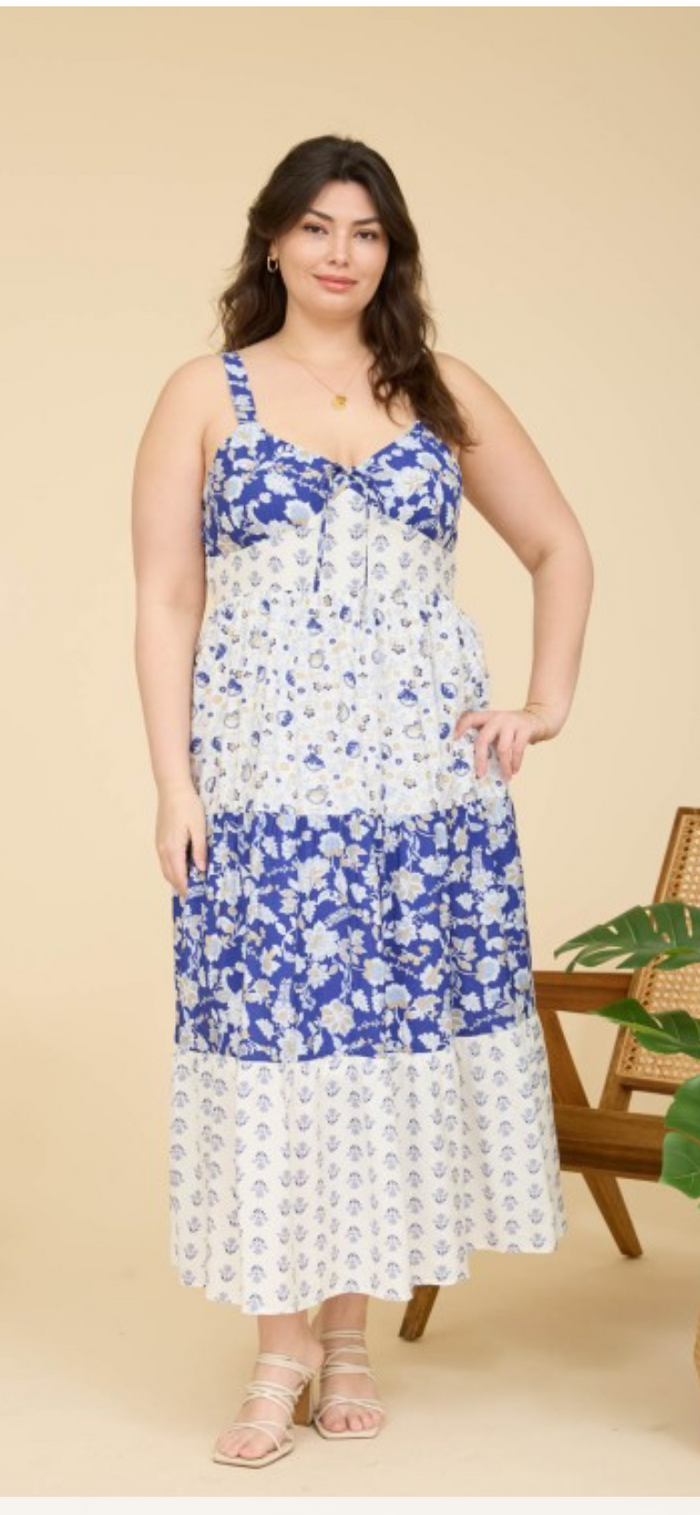 Blue tier Plus Size