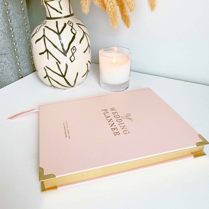 Blush and Gold Foil Luxury Wedding Planner Book with Gilded Edges - Giftware - Blush and Gold