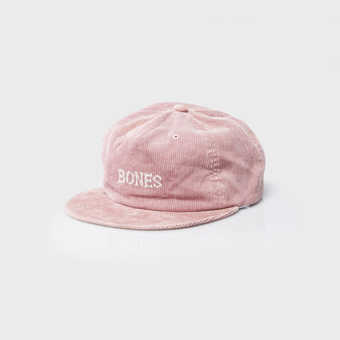 Bones Club Cord Dusty Pink Cap