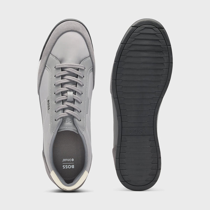 Boss - Nitan Trainers in Medium Grey - Nigel Clare