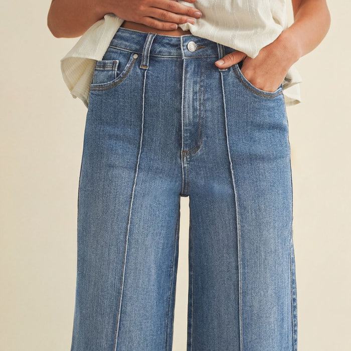 Clarisse Pin Tuck Jeans - SexyModest Boutique